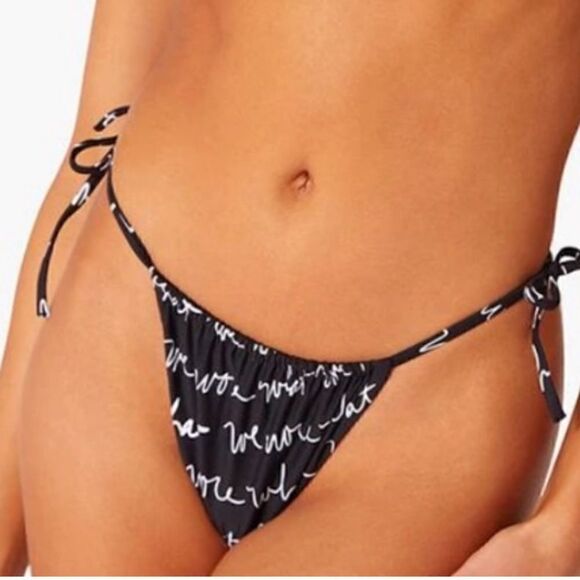 NWT WeWoreWhat Ruched String Bottom Size Medium! - Picture 6 of 7